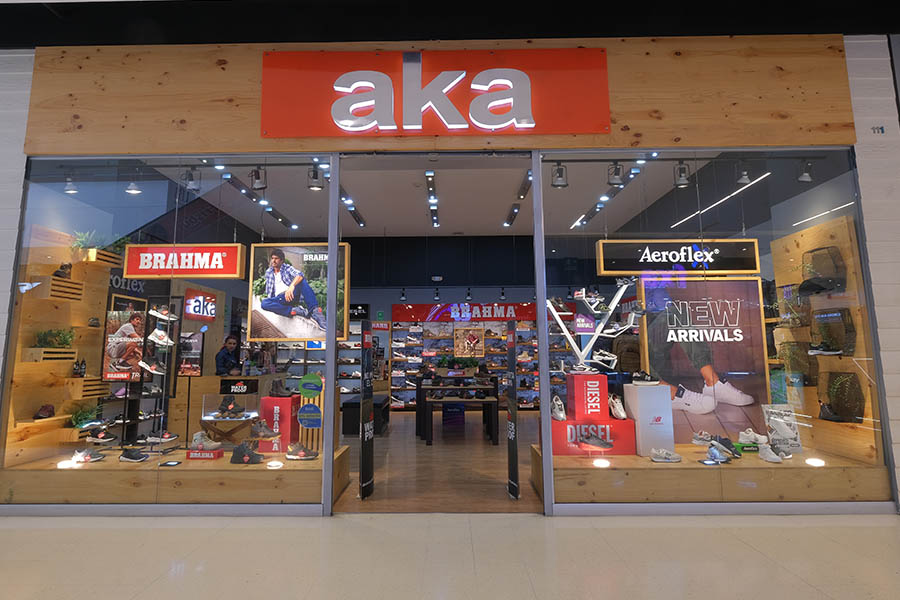 tienda de calzado Aka en tunja