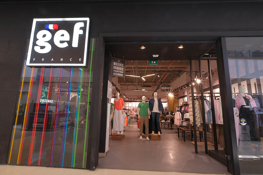 tienda de ropa gef en tunja
