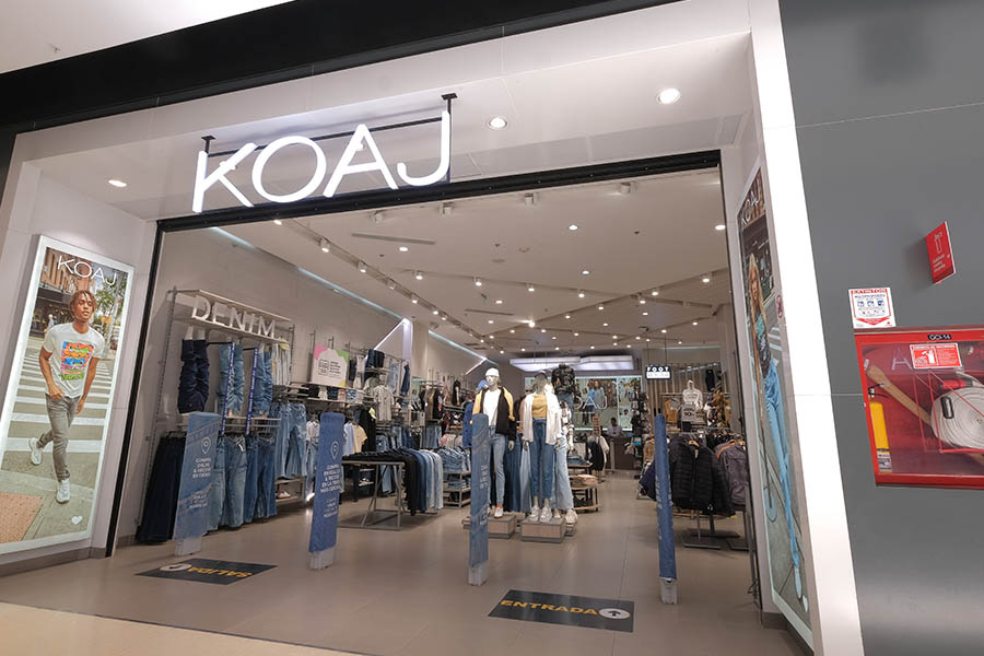 tienda de ropa para hombre y mujer Koaj en tunja